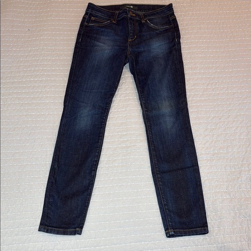 Joe's Jeans Blue Skinny Denim with Faded Detailing
